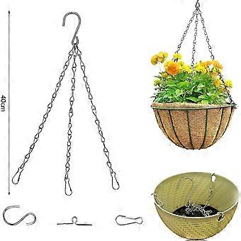 Hanging Basket Chains, Flower Pot Chain For Hanging Plants, 16 Inch Metal  Hanging Basket Replacement Chain With 3 Point For Hanging Planters Baskets  L | Fruugo NO