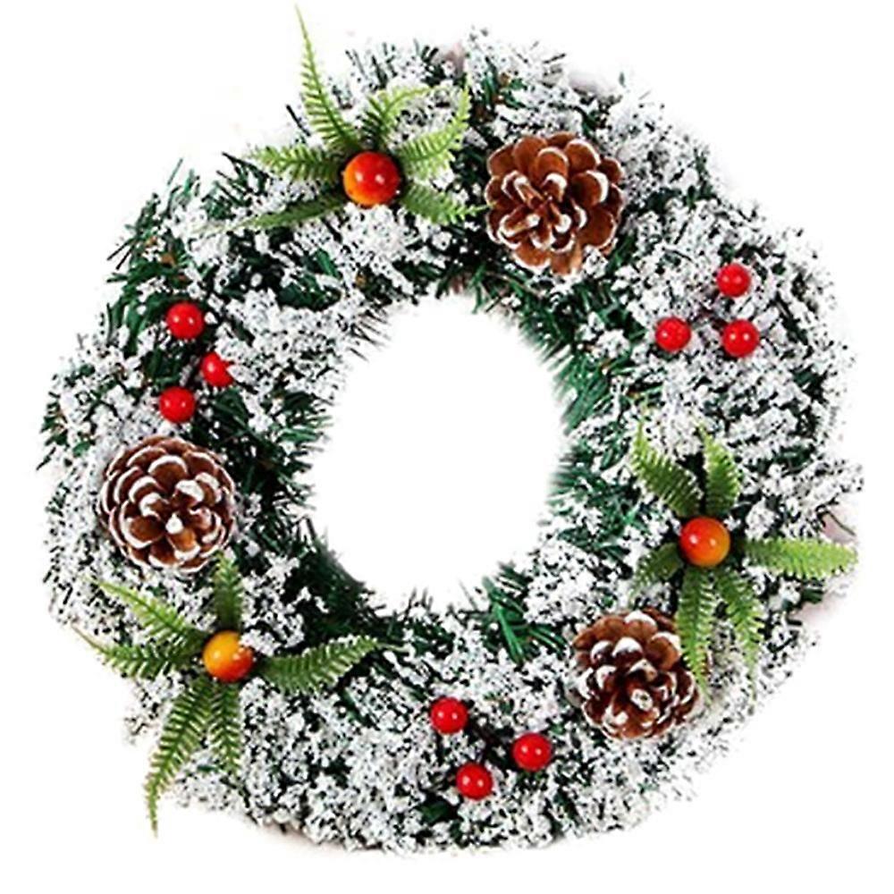 Christmas Wall Door Hanging Garland Wreath Ring Party Home Decor