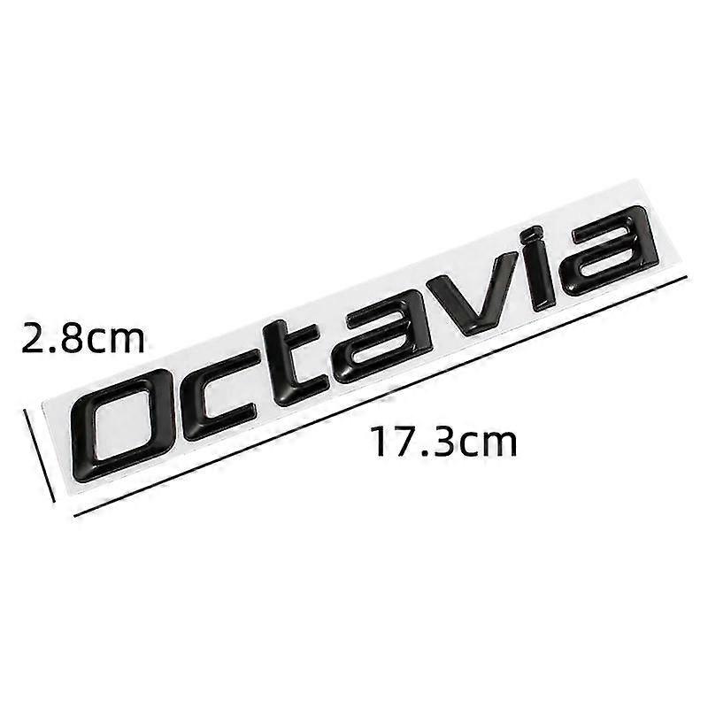 Metal Car Rear Trunk Letters Logo Replace Badge Emblem Stickers For Skoda Octavia SUPERB FABIA KAMIQ KAROQ KODIAQ RAPID Yeti 4X4