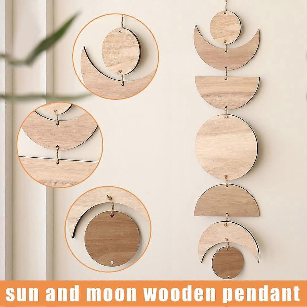 Wooden Moonphase Wall Art