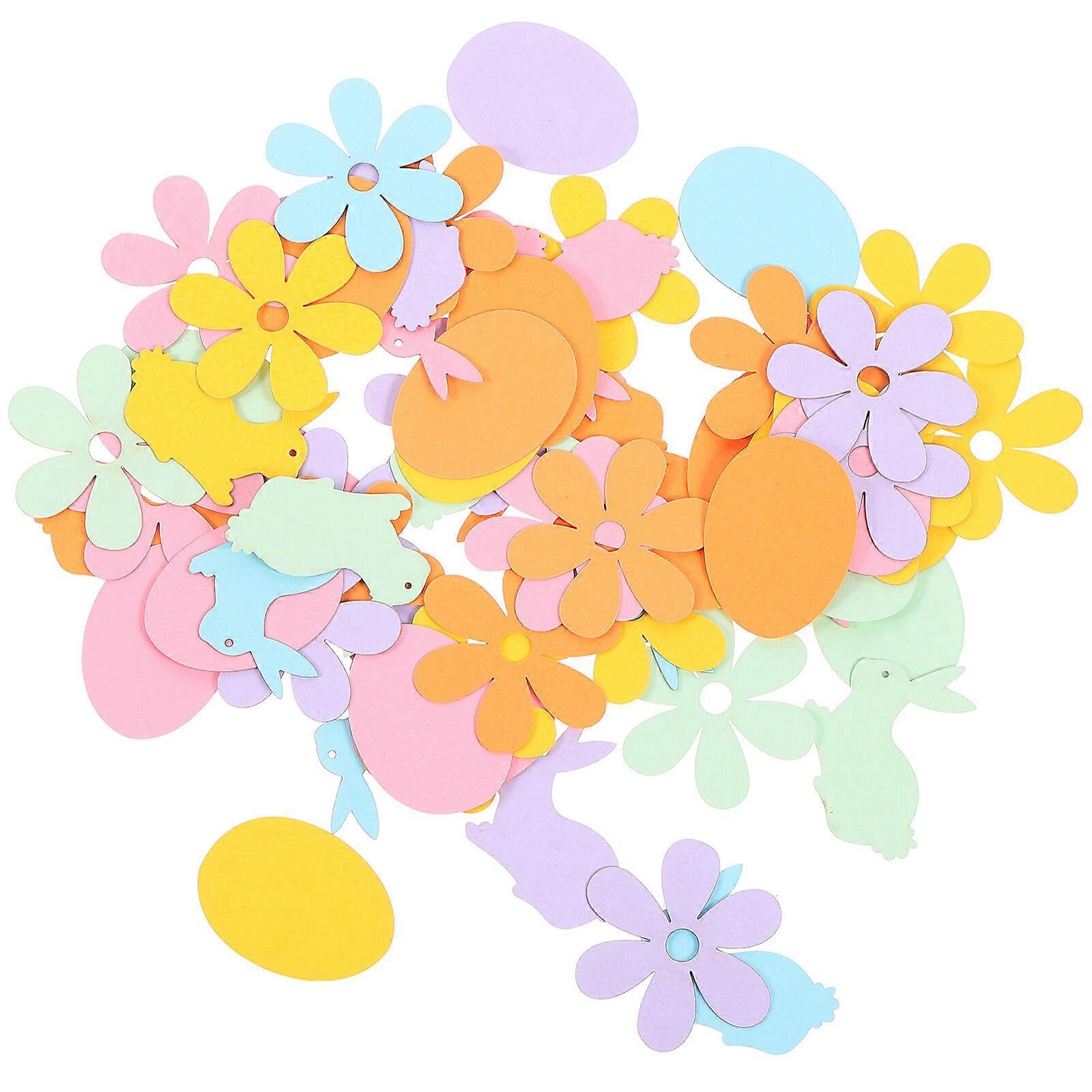100Pcs Easter Themed Confetti Parties Easter Elements Confetti Decoration Party Props