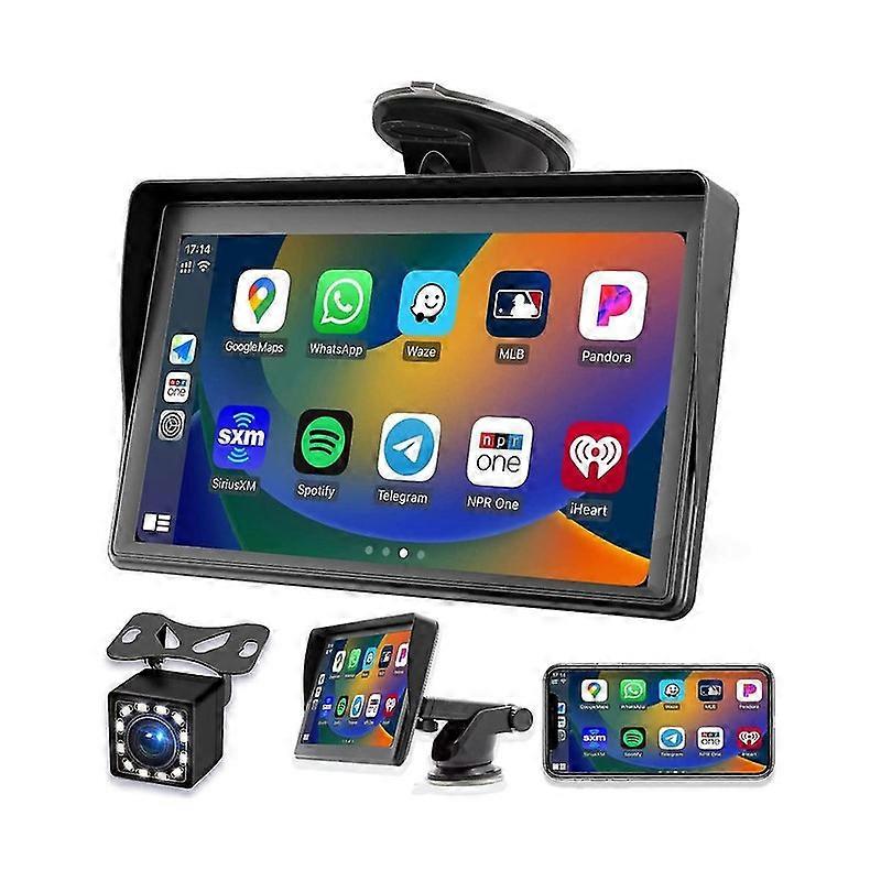 Tragbare Dash Mount Carplay Display 7-Zoll-Touchscreen, GPS-Navigation, Bluetooth-Autoradio Boris