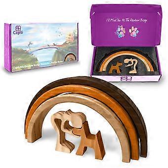 ti Rainbow Bridge Dog Memorial Gifts, Cat Memorial Gifts - I'll Meet You at The Rainbow Bridge - Pet Loss Gifts, Bereavement, Sympathy Keepsake Dog Mo
