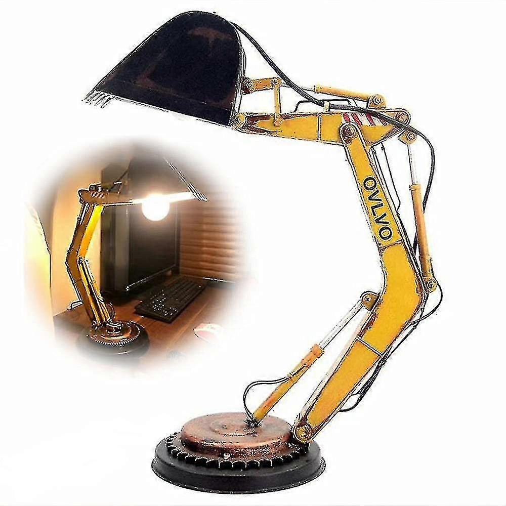 Retro Excavator Table Lamp Night Light Room