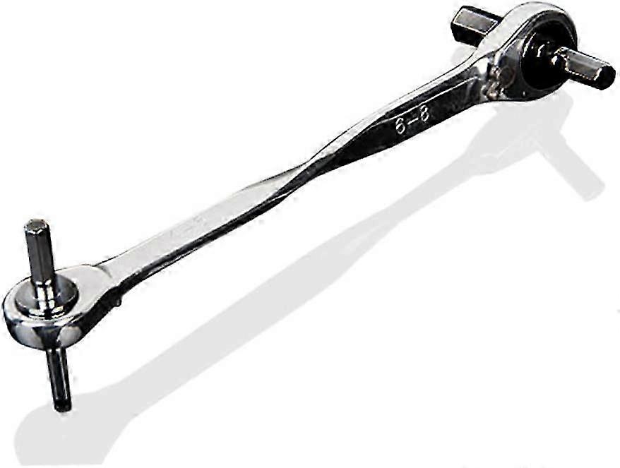 4 in 1 Ratchet Socket 2 Way Hand Wrench Double Ended Tools 4 5 6 8mm Metric