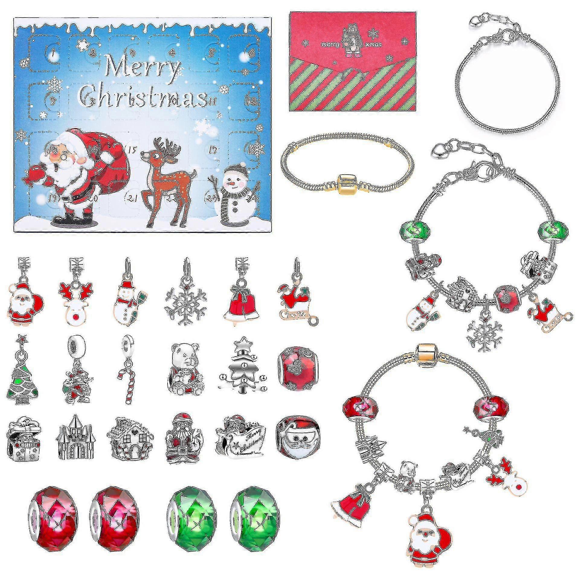 عيد الميلاد قادم 24 العد التنازلي التقويم هدية مربع الإبداعية مفاجأة صندوق أعمى مجموعة دي سوار للأطفال