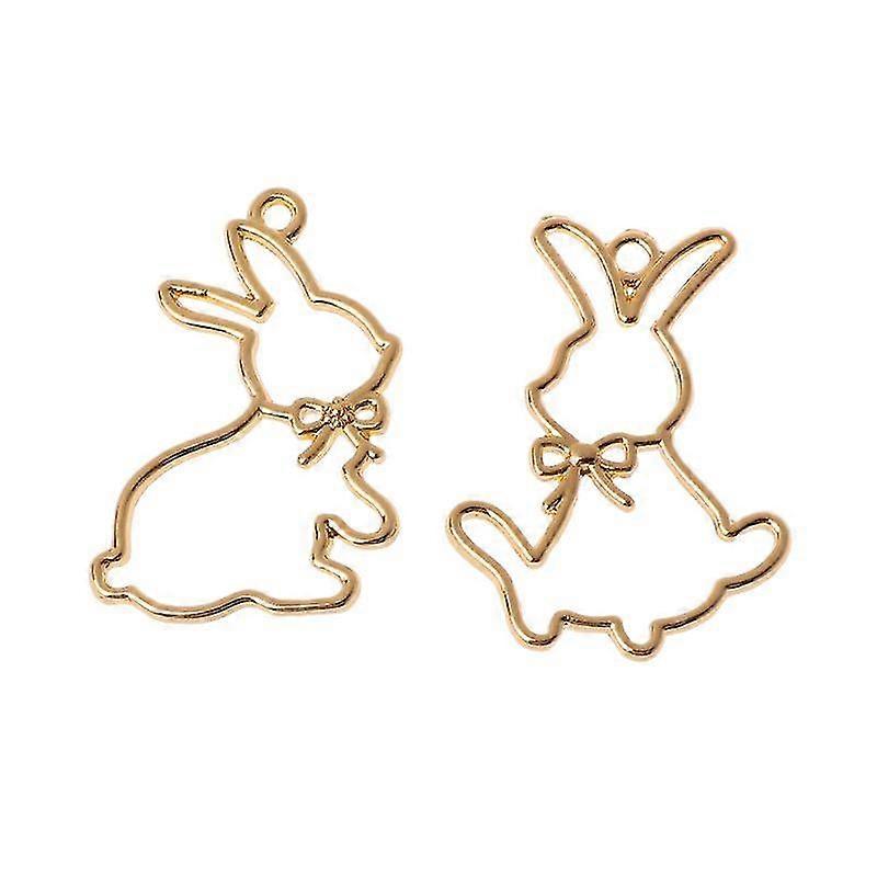 Creative Delicate Alloy Pins Cartoon Lovely Rabbit Shape Dangle Pendant