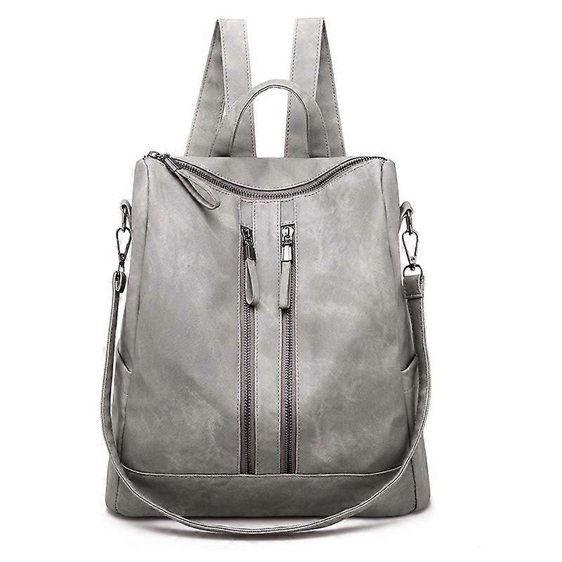 Women's Anti-theft Leather Backpack, Handbag, Daypack