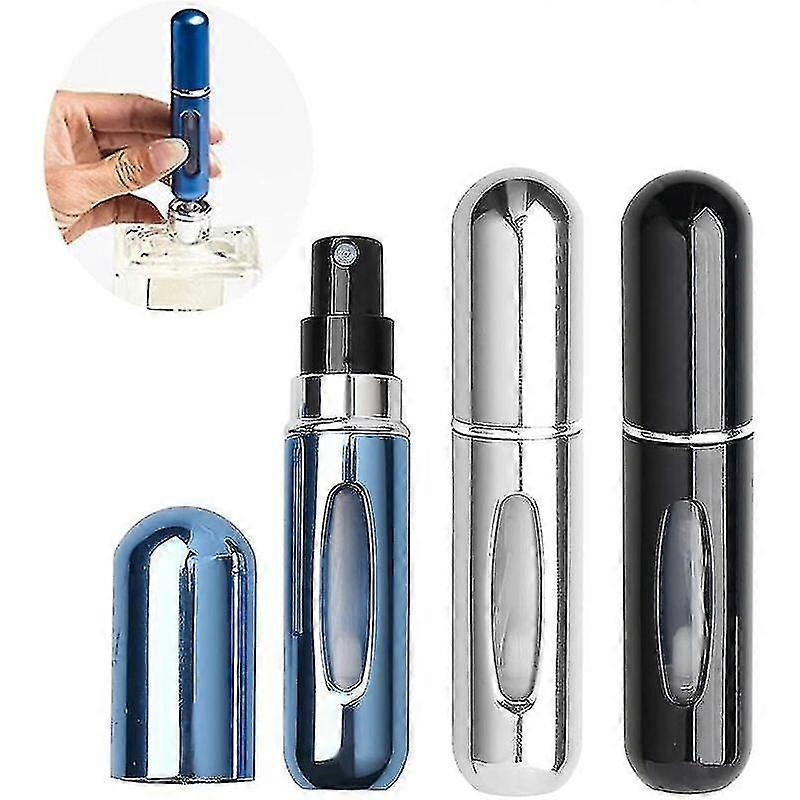 3pcs Travel Perfume Spray Bottle 5ml Refillable Perfume Spray Bottle Mini