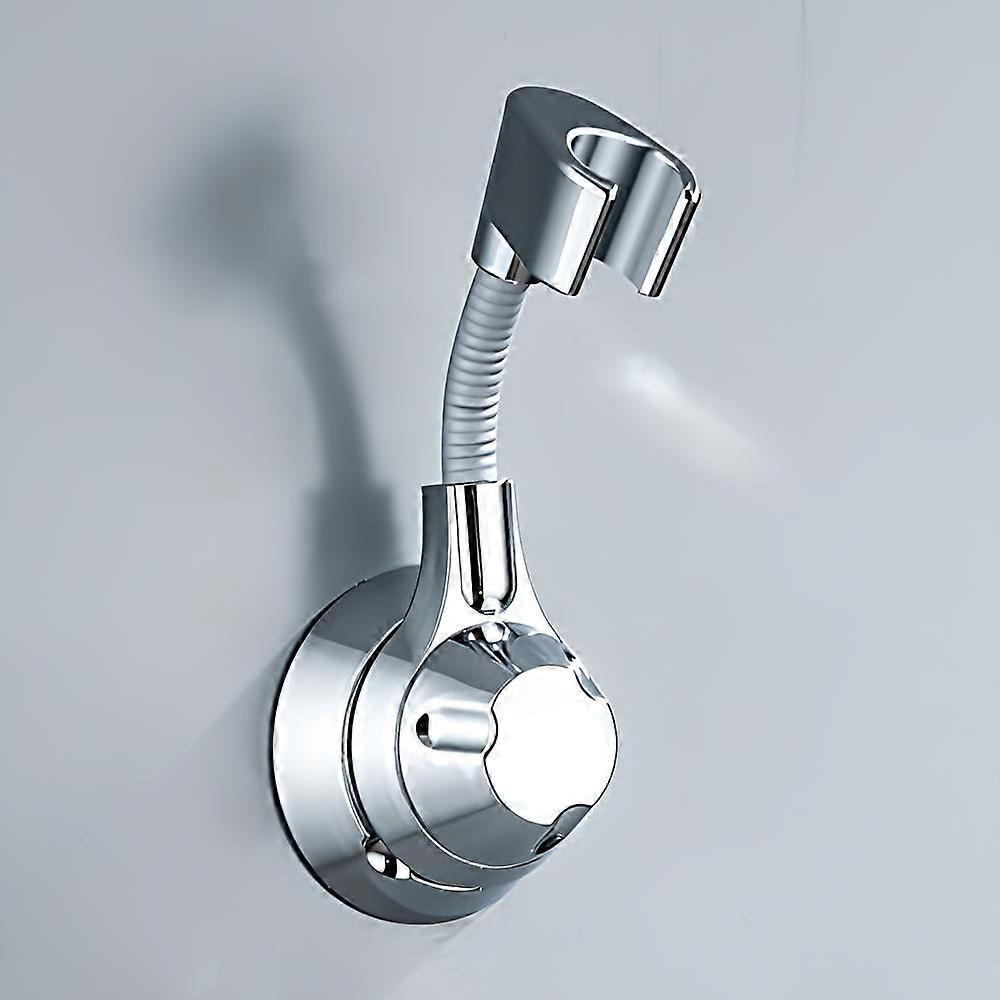 1pcs universal adjustable shower bracket--crystal silver