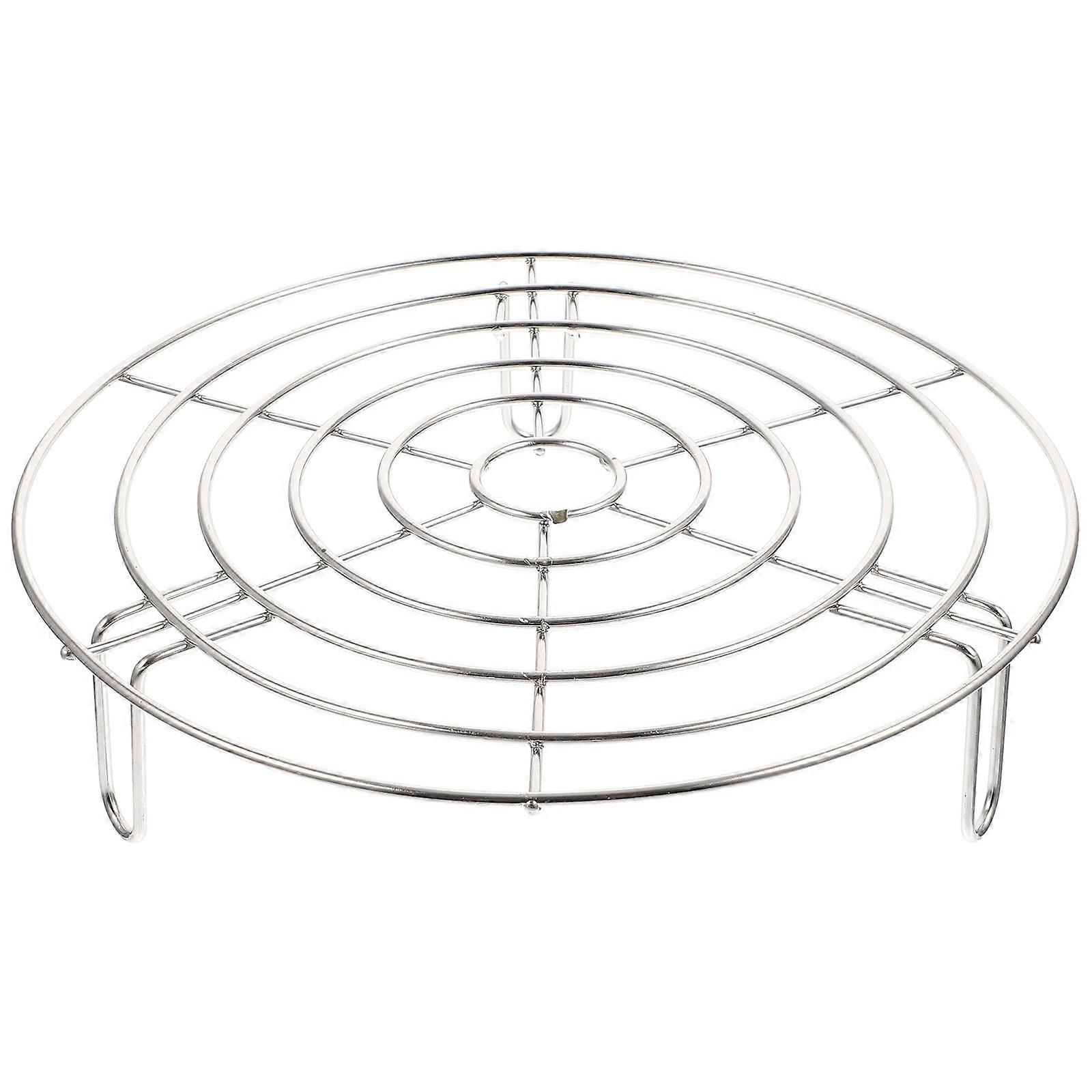 Household Steaming Rack Practical Cooling Rack Stainless Steel Steam Rack Kitchen Accessory