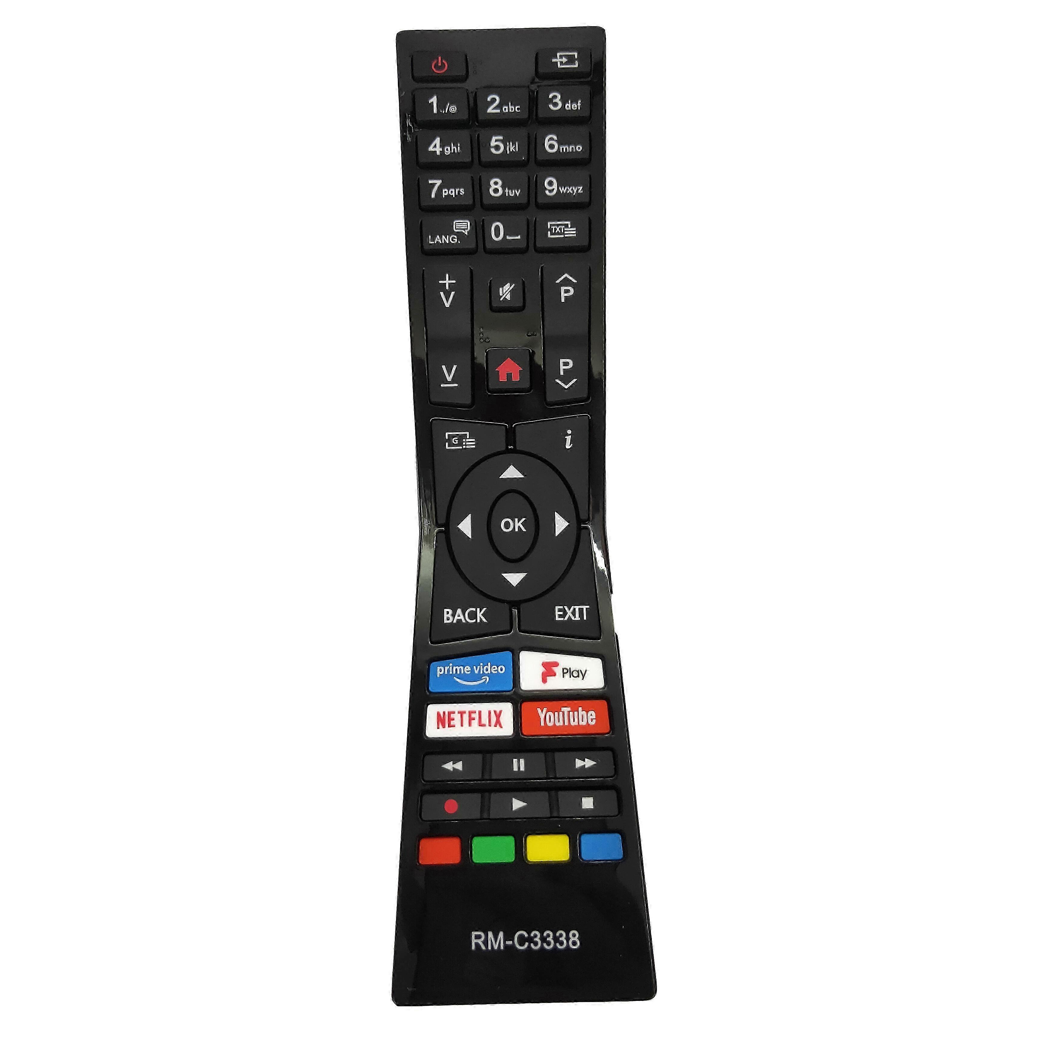 Rm-c3338 Télécommande Replacemen pour Jvc Smart Led Tv