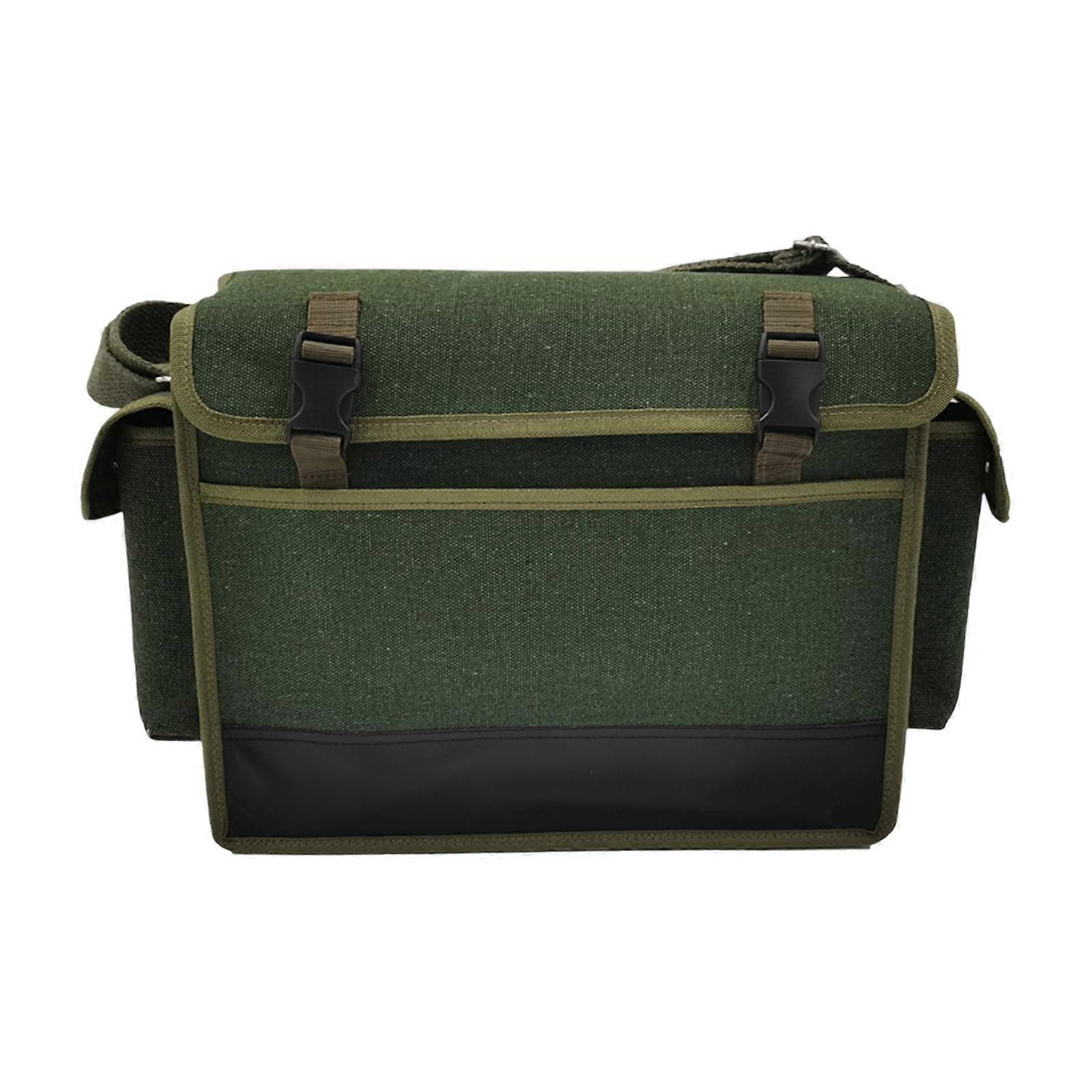 Tool Storage Bag Multipurpose Tool Pouch for Woodworker Worker Various Tools Green