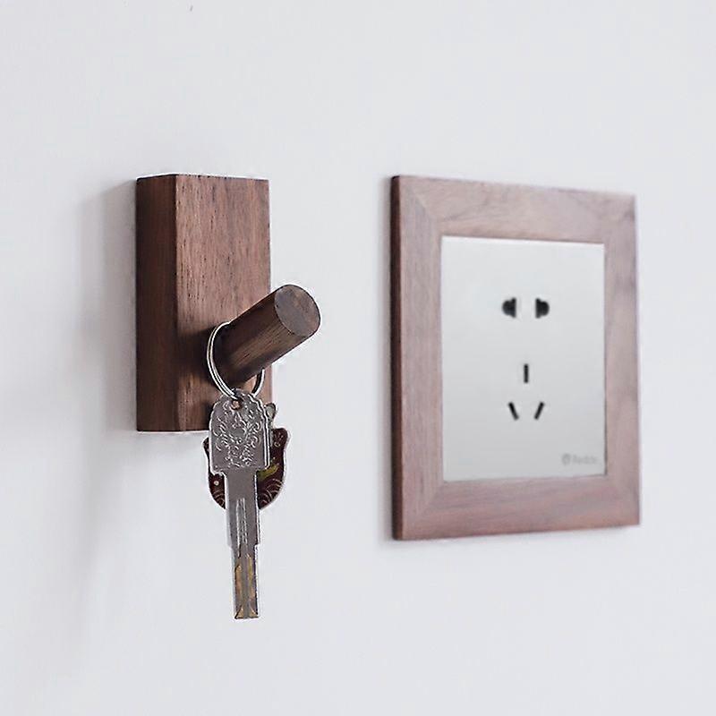 Simple Solid Wood Hooks Clothes Hangers Bathroom Wall Hooks Bedroom Coat Storage Racks Home Towel Key Decorative Hooks A