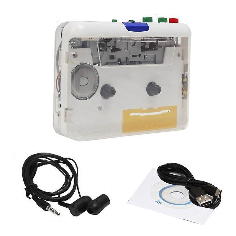 Cassette Player Walkman MP3/CD Audio Auto Reverse USB Cassette Tape Player Cassette MP3 Converter B