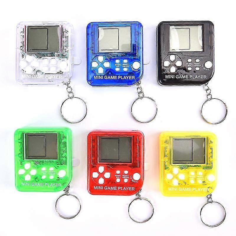Portable Handheld Retro Video Game Console Keyring Built-in 26classic Games