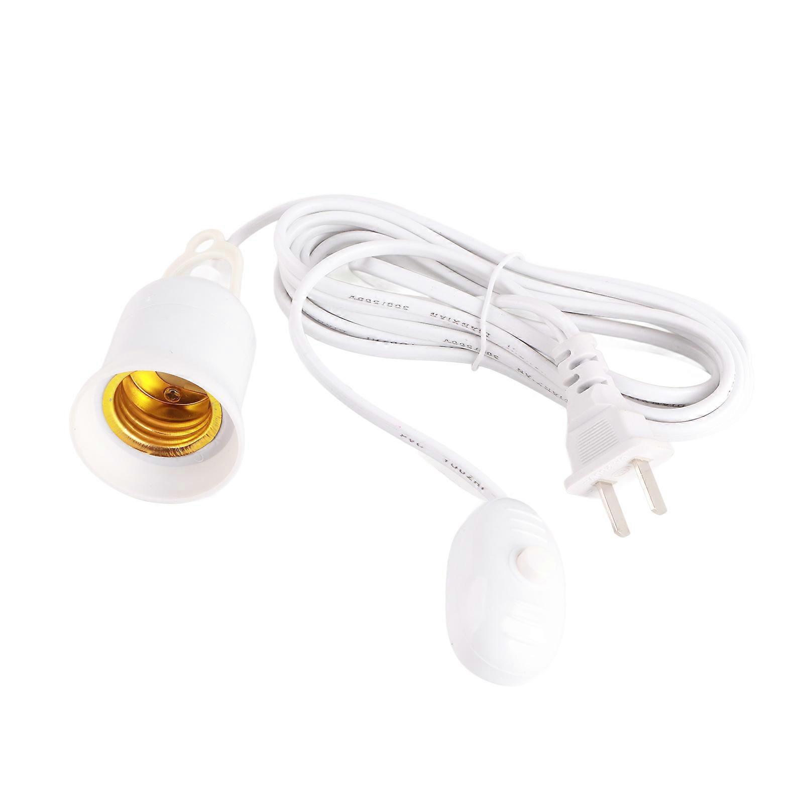 Household E27 Screw Head Wire Socket Electric Bulb Hanging Hanging Lampholder Wire