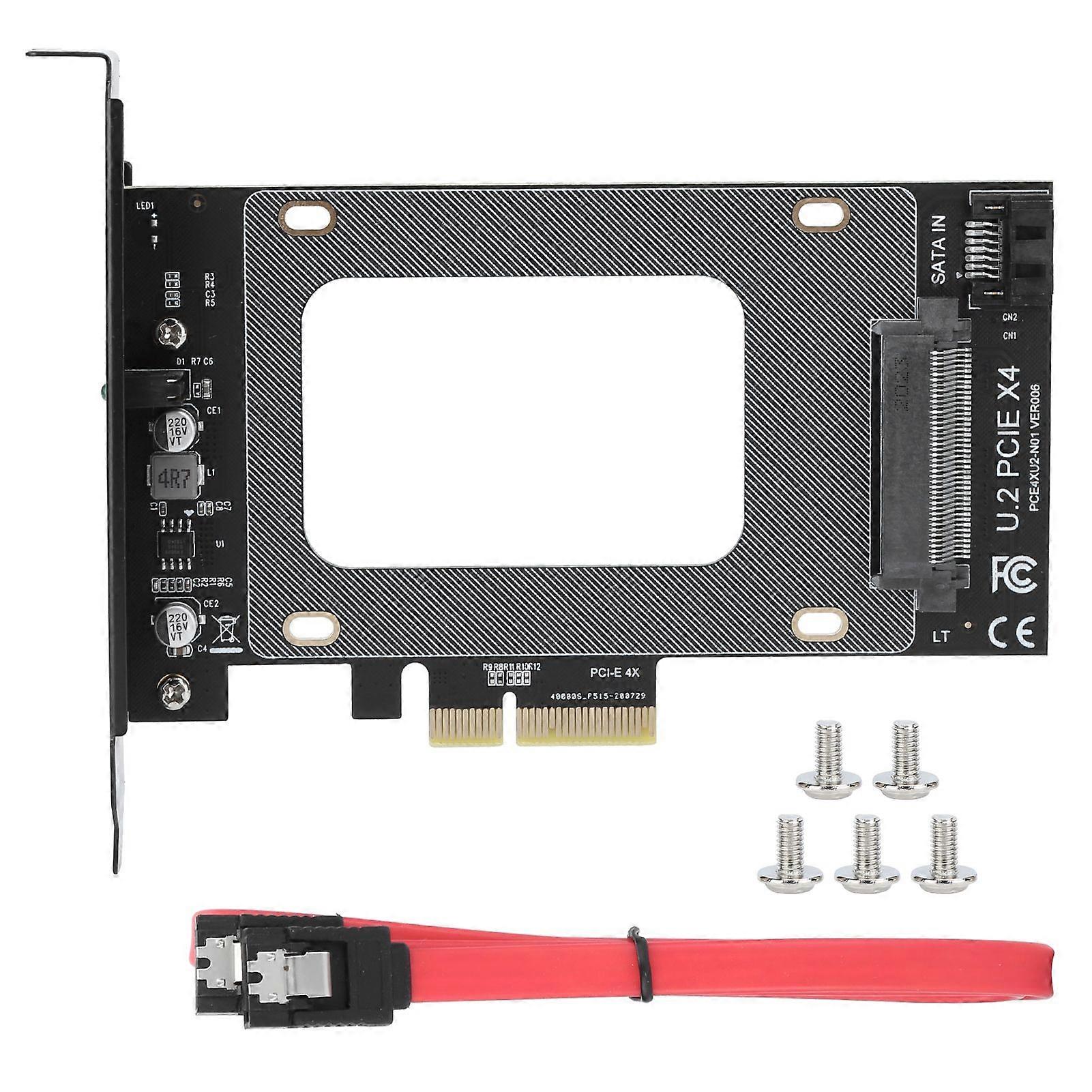 U.2 Adapter to SFF8639 Adapter Card PCIE Converter Expansion Board with Cable