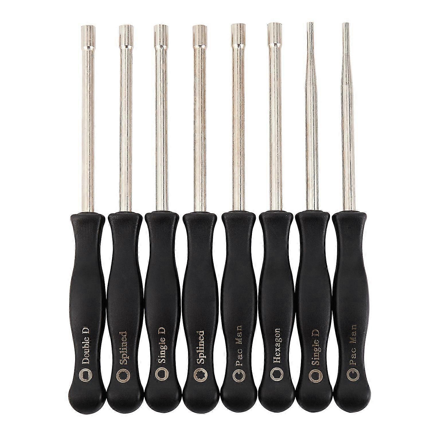 8 Pcs Screwdriver Carburetor Adjustment Tool Single D Double D Hex Socket Kit Set