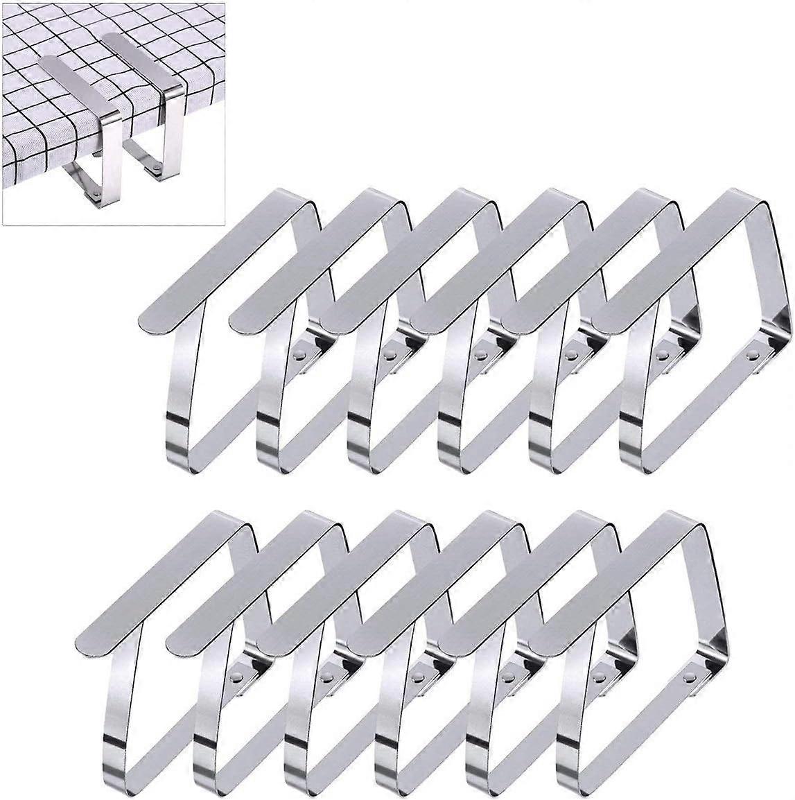 12Pcs Tablecloth Clips For Picnic Tables Outdoor Table Clips