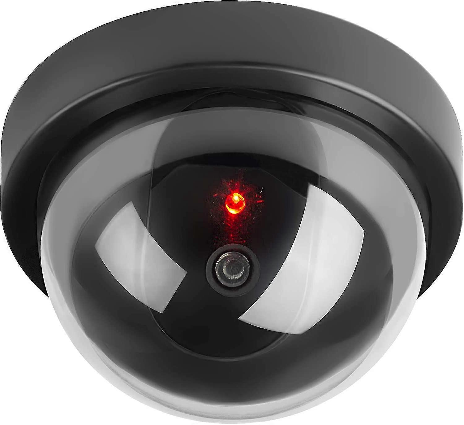 كاميرات وهمية ، كاميرا قبة CCTV أمنية وهمية مع ضوء وامض LED ، 1 حزمة