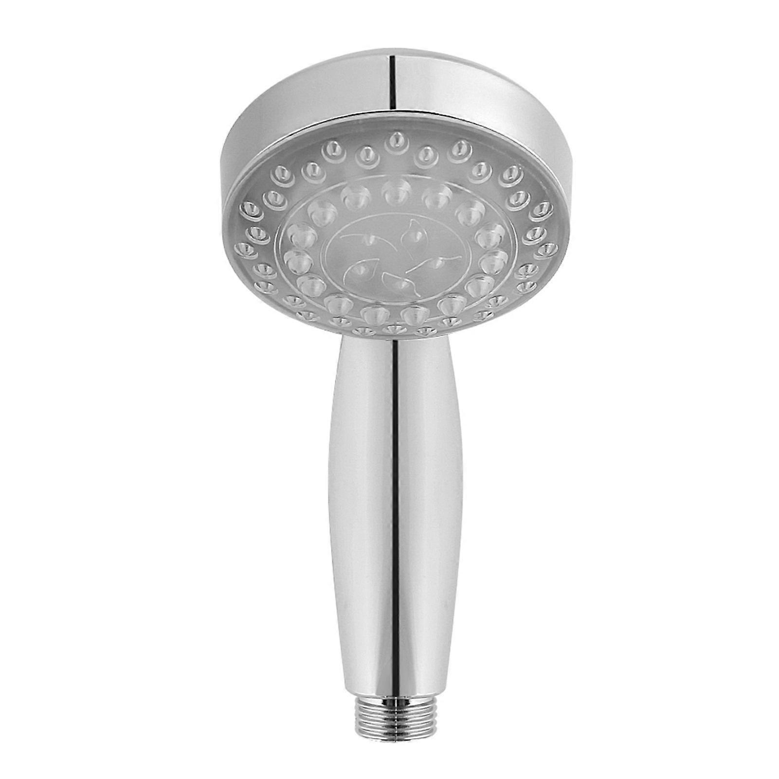 LED Shower Head 3 Color Changing Water Glow Light Temperature Sensor Bathroom