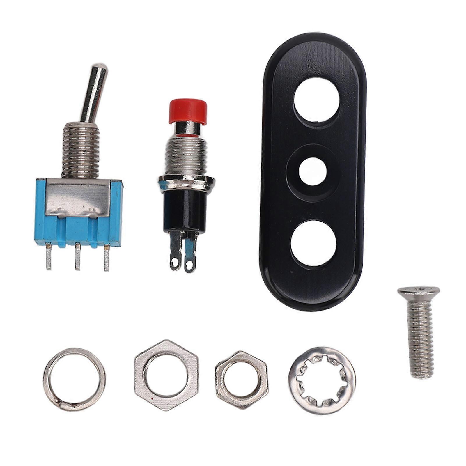 Motorcycle Handlebar Engine Stop Start Lever Kill Switch Universal Ignition Speaker Lighting Control Switch for ATV UTV Dirt Bike 2 Gear Switch
