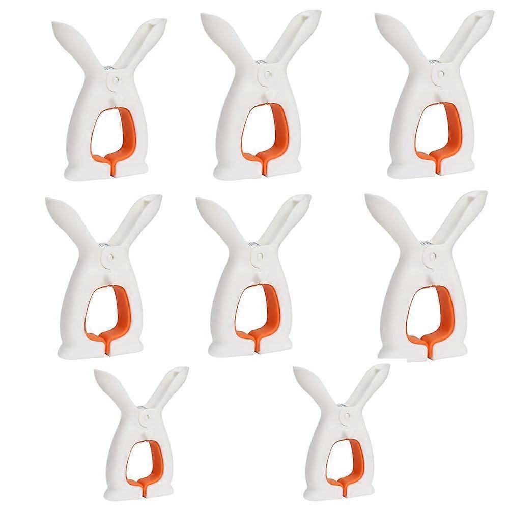 8-piece quilt drying clip multi-functional clothes drying clip balcony windproof clip cute rabbit ear