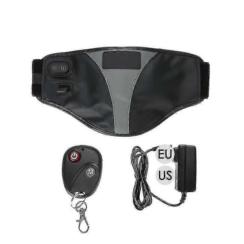 Pill Case Container Far Infrared Hot Compress Vibration Waist Massager Unisex Electric Heating Waist Massage Belt For