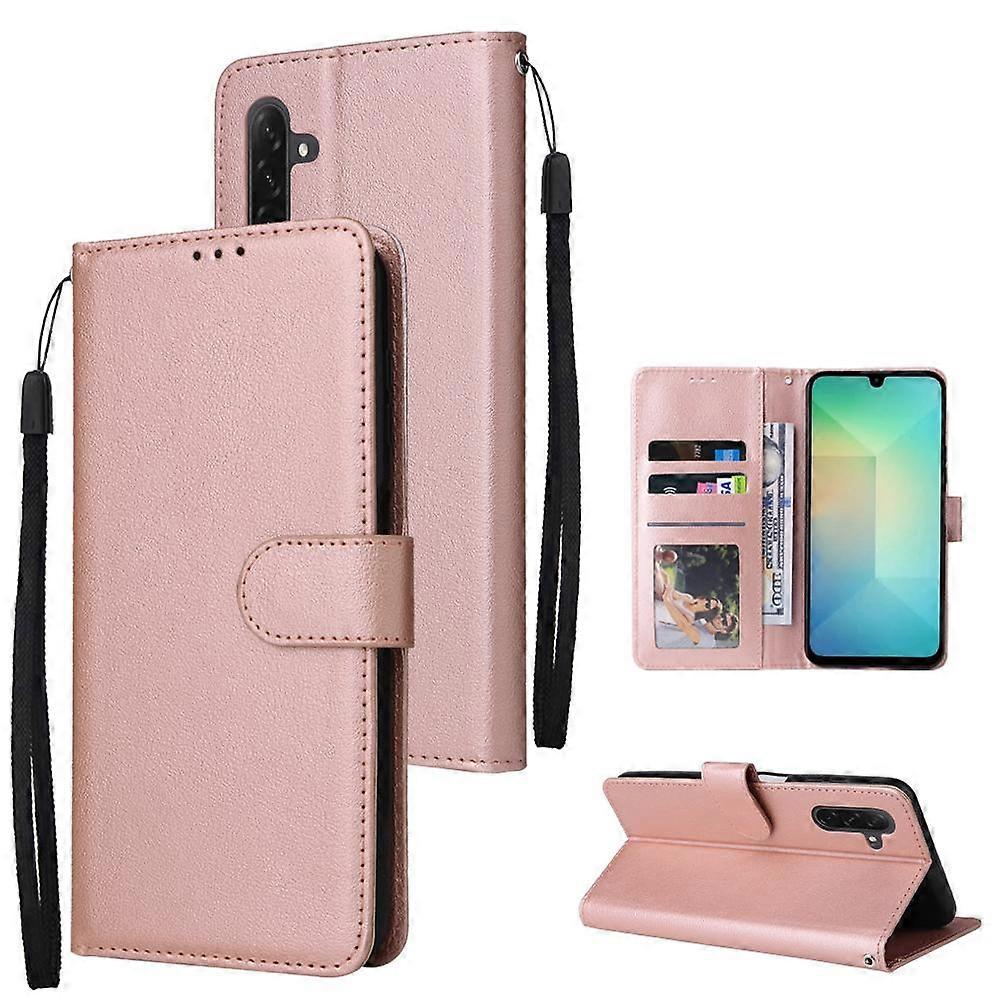 3-Card Slots Multifunctional Leather Phone Case