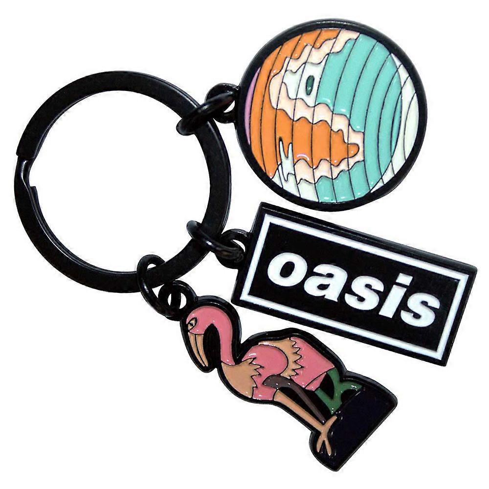 Oasis Band Logo Charms Keyring Keychain