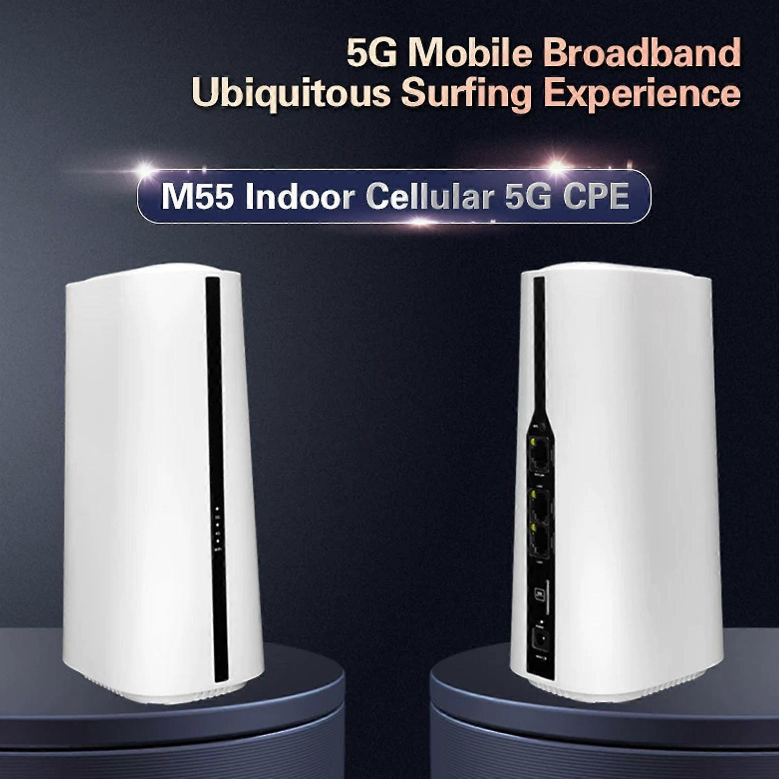 5G CPE Router With SIM Card Slot 2.4G 5.8G Dual Band Support 64 PartHZ