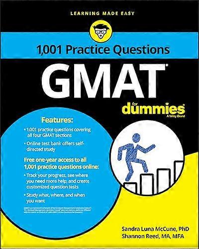 GMAT 1 001 Practice Questions For Dummies