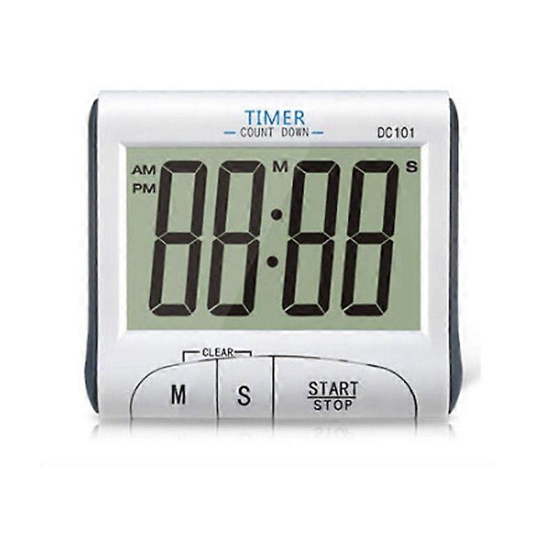 Digital Kitchen Cooking Timer with Large Display Screen, Loud Sounding Alarm Clock Countdown