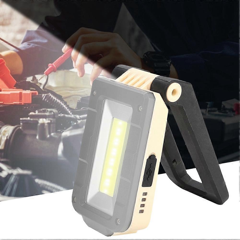 ABS Aluminum Alloy USB Charging LED Emergency Work Light Portable Compact With Magnet And Hook