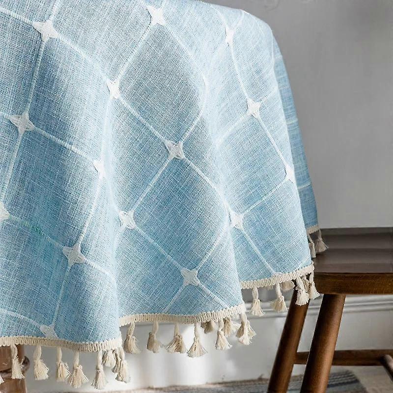 Plaid Table Cloth Art Tea Table Cloth Fresh Square Household Table Cloth Cover