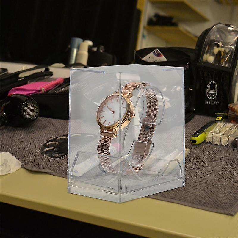 5 PCS Transparent Rectangular Watch Display Box Pull-out Electronic Watch Box 5 PCS Watch Box