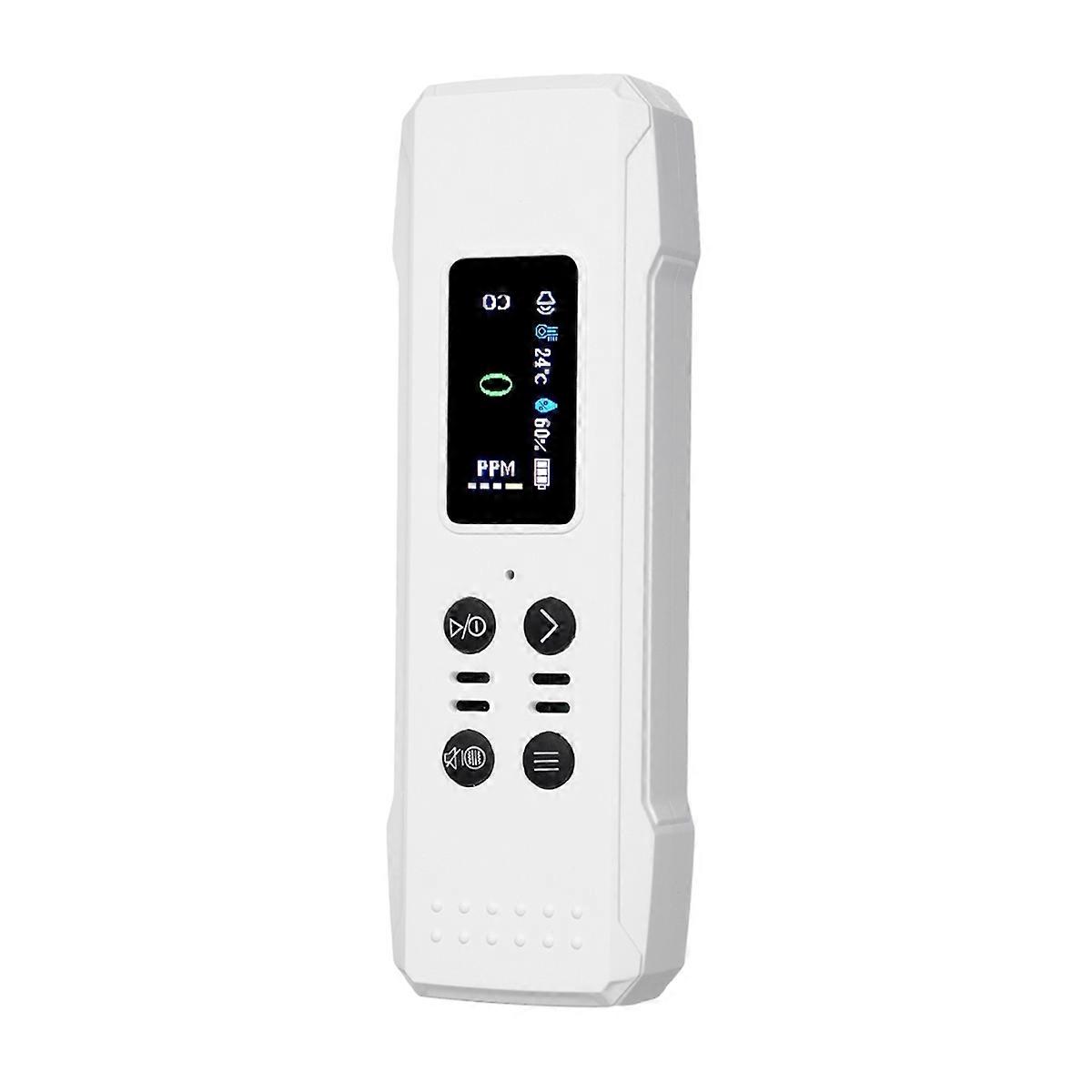 3-in-1 Carbon Monoxide Detector CO Meter 0-1000PPM Portable Air Quality Monitor Alarm Gas Meter Temp