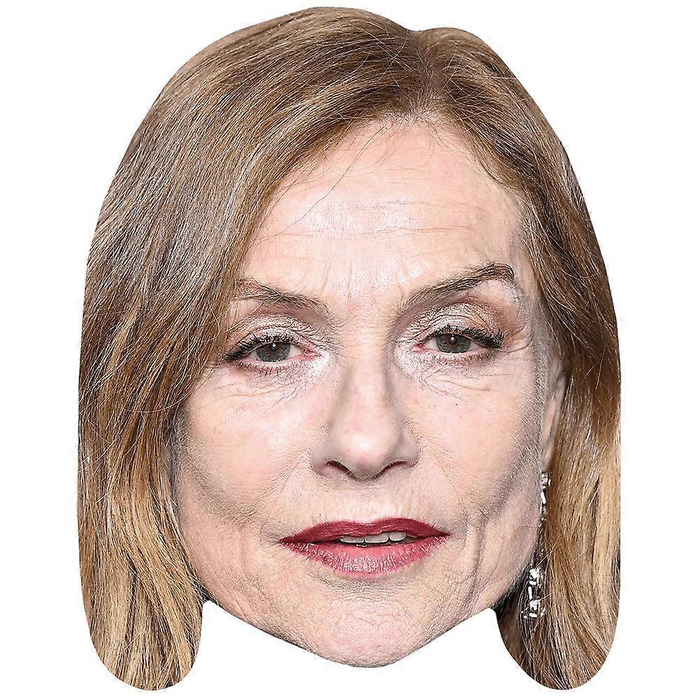 Isabelle Huppert (Makeup) Celebrity Mask, Flat Card Face
