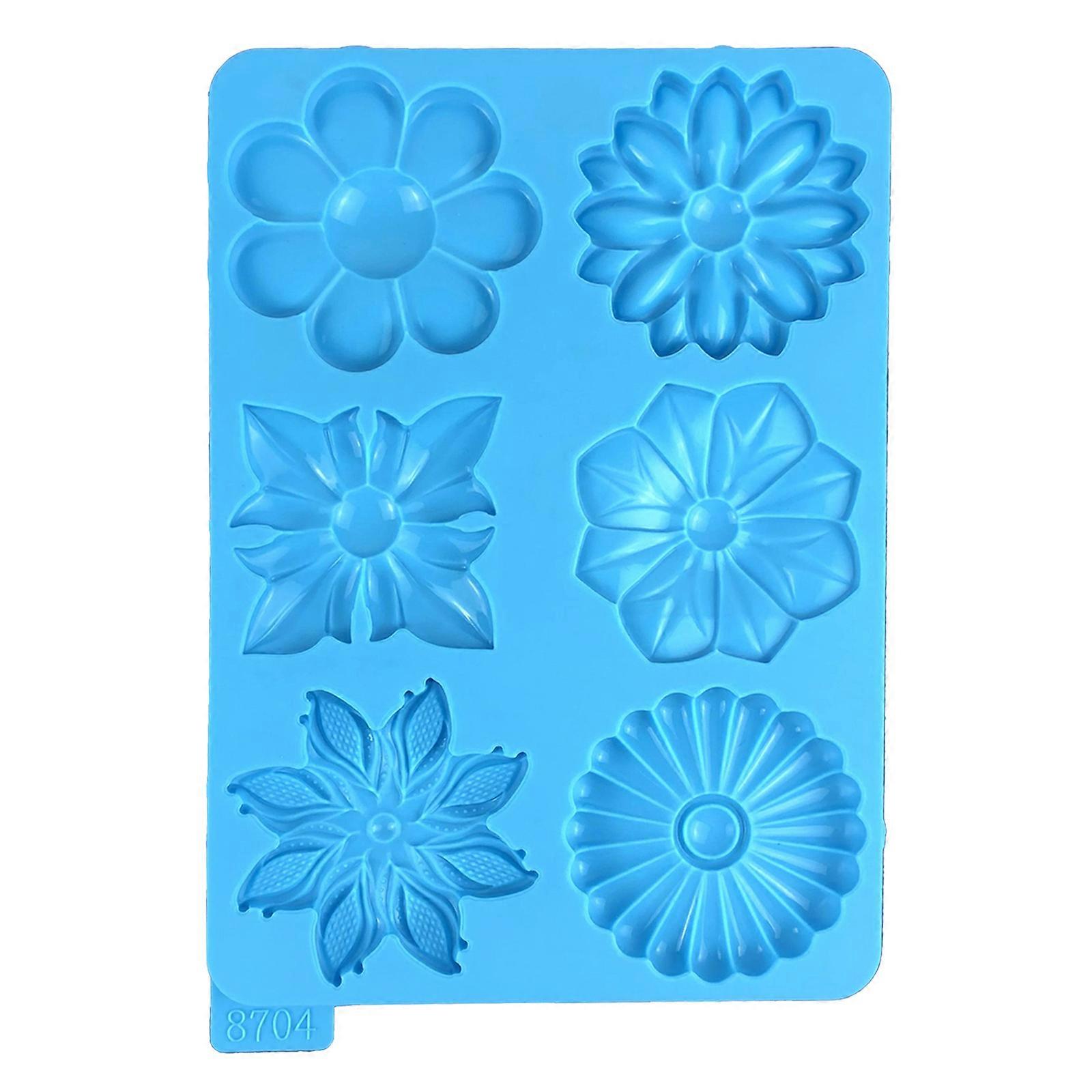 Crystal Epoxy Silicone Mold Resin Shaker Quicksand Molds Keychain Earring Bag Pendant Mould DIY Craft Casting Tool  Blue