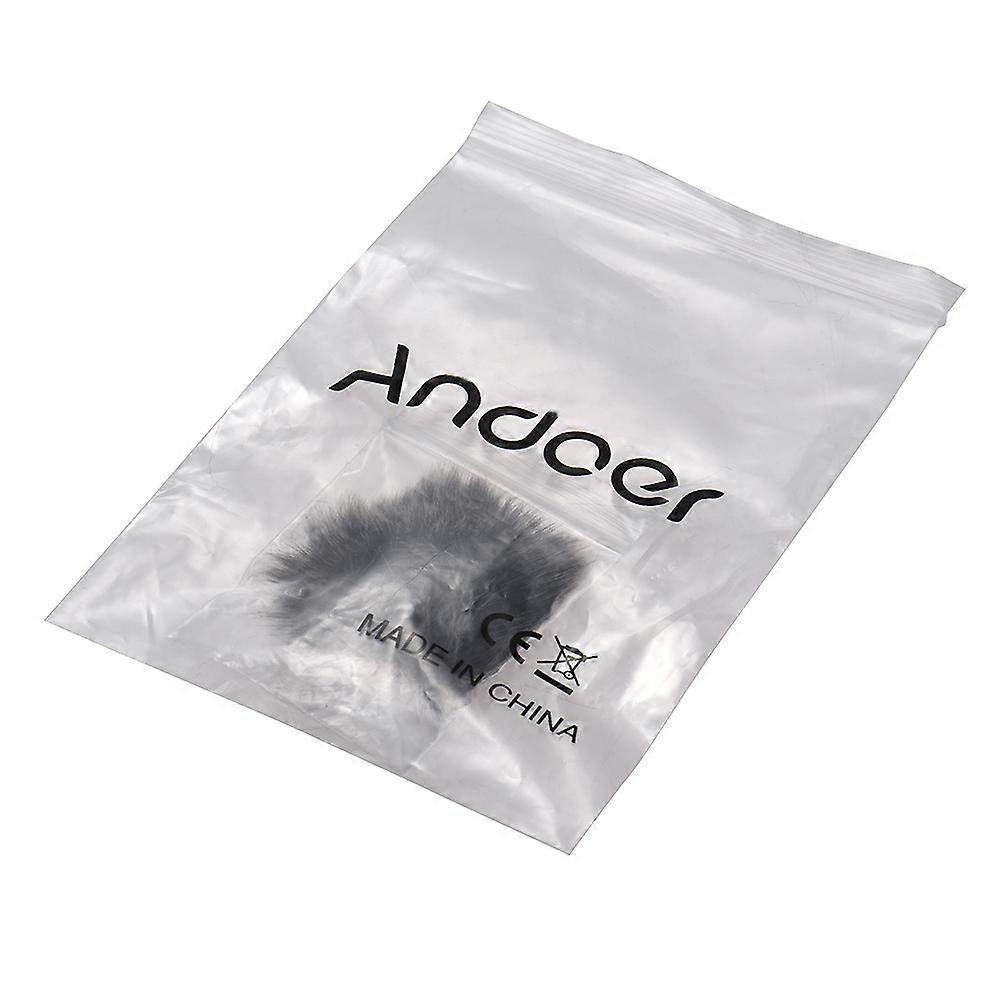 Andoer Furry Outdoor Microphone Windscreen Muff Mini Lapel Lavalier Microphone Windshield