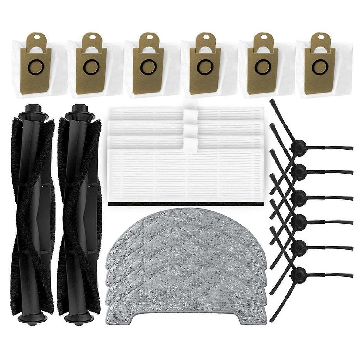 For L11, L11 Pro Parts Main Side Brush Filter Mop