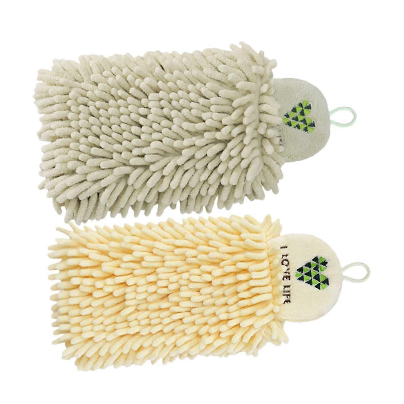 Hand Towels 2-Piece Set Super Fluffy For Kitchen And Bathroom