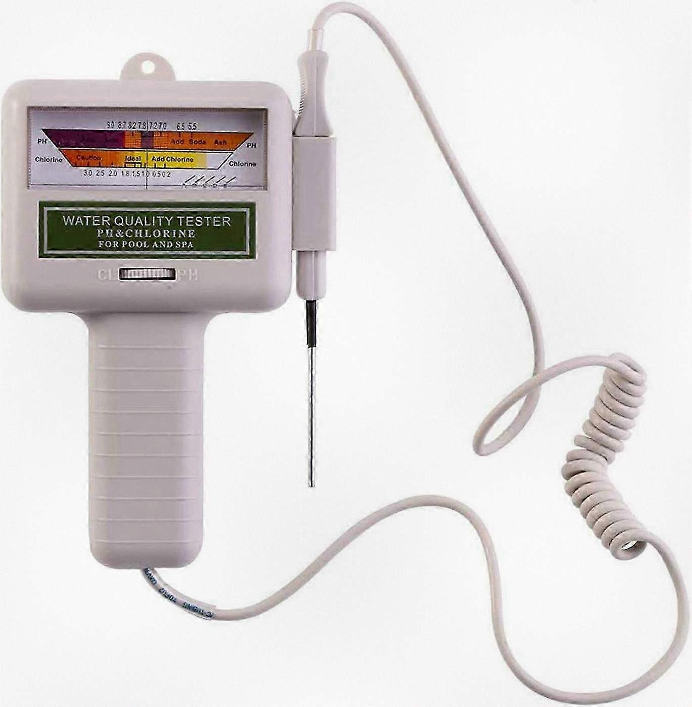 Portable Digital Water Tester for pH and Chlorine Levels with High Accuracy