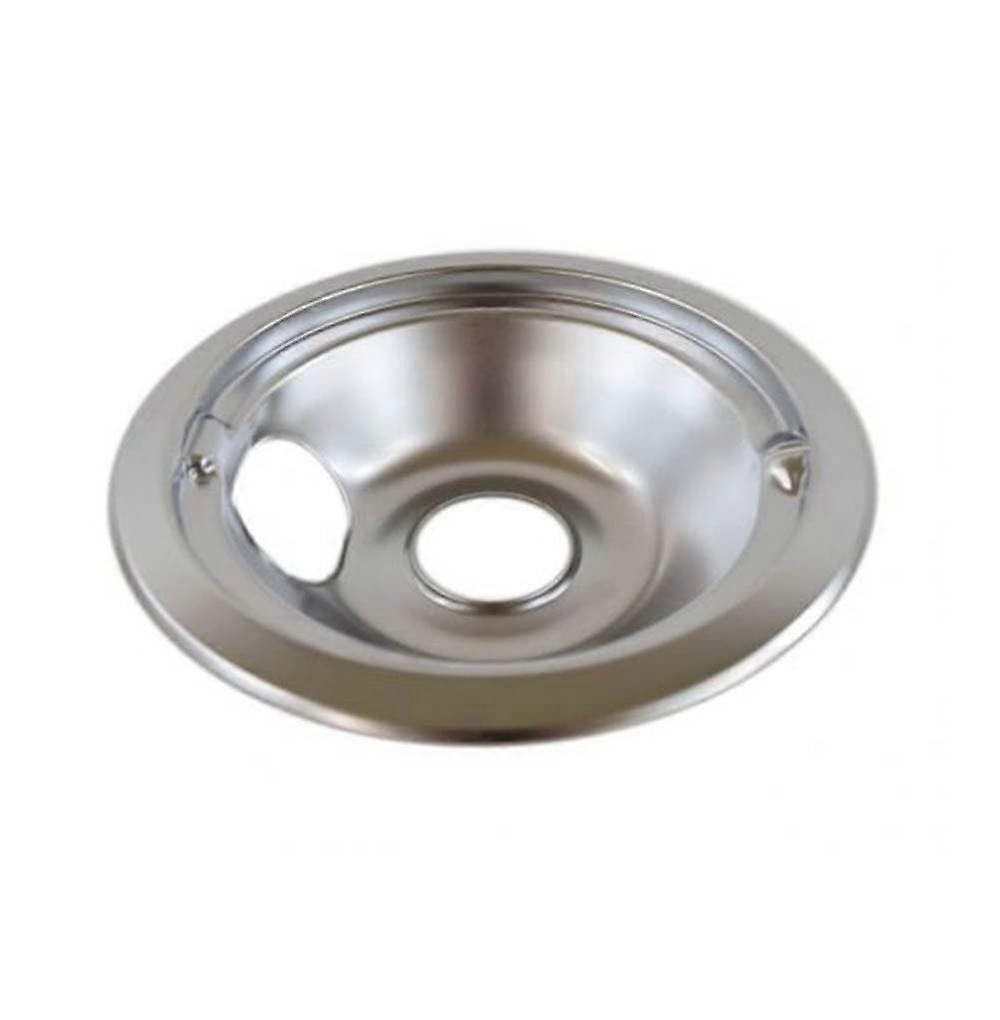 WB31K10265 Stove Range 6" Chrome Drip Pan Burner Bowl Compatible with GE Models AP5791287 3026611 PS8754845