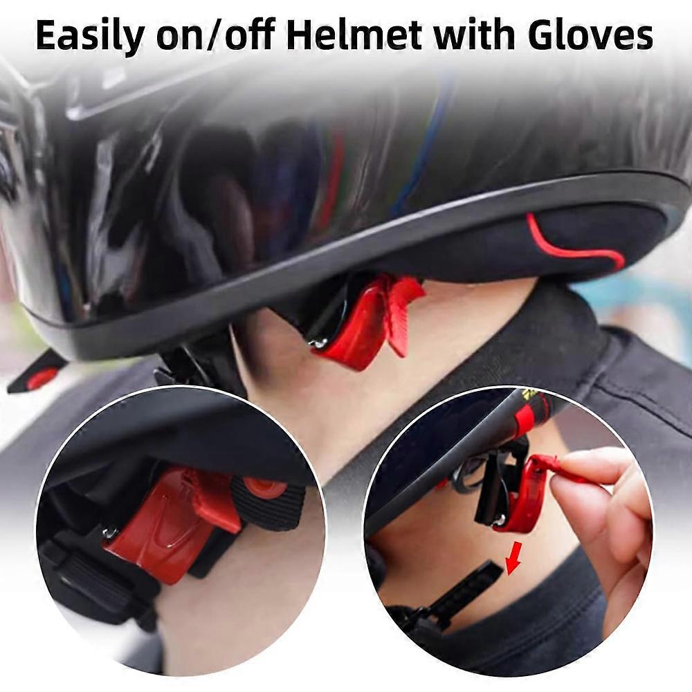 Helmet Quick Release Motorcycle Chin Strap Button Professional Motor Helmet Buckle Replacement Kit