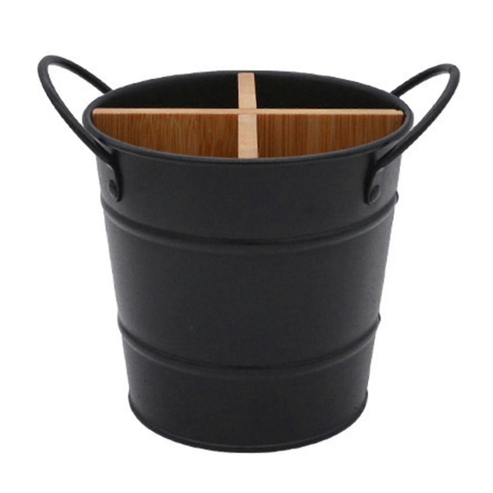 Kitchen Cutlery Organizer Knife Stand Storage Holder Separate Black