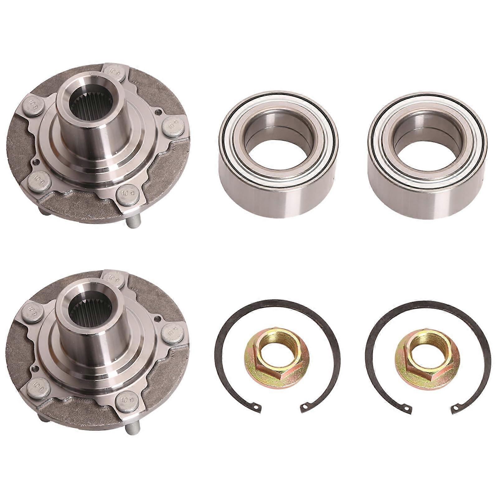 Front Wheel Hub Bearing Assembly (Set of 2) Compatible with Honda Accord 20132017, Acura TLX 20152019