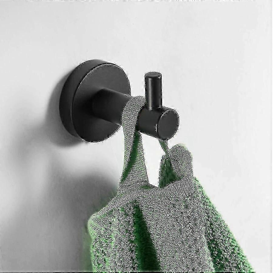 モダン バスルーム ブラック ハードウェア ステンレススチール タオル ホルダー タオル バー フック バスルーム アクセサリー