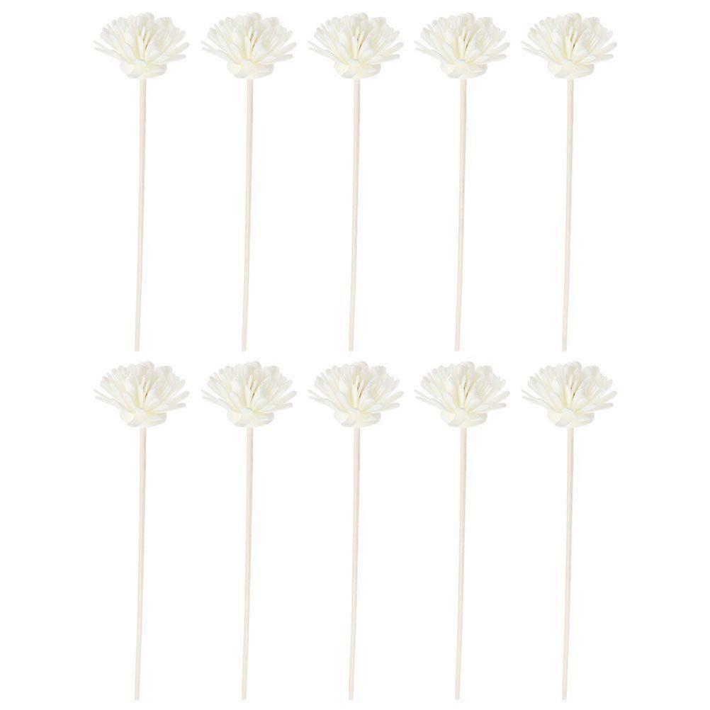 10pcs Simulated Flower Aroma Sticks Diffuser Sticks Aromatherapy Diffuser Sticks Decor